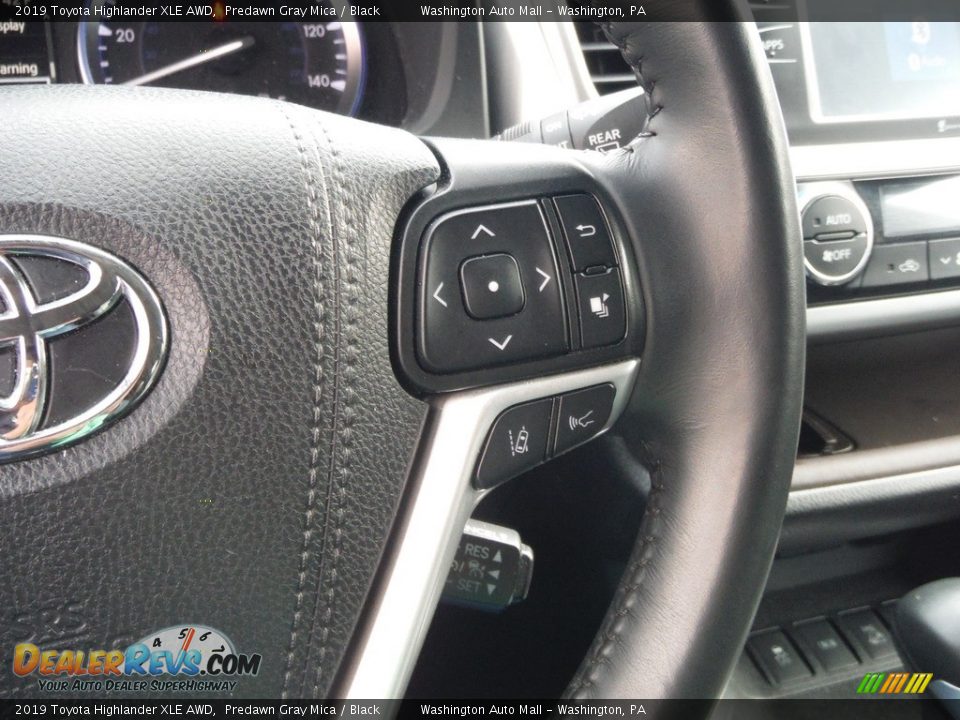 2019 Toyota Highlander XLE AWD Predawn Gray Mica / Black Photo #9