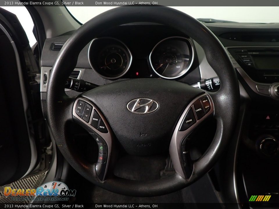 2013 Hyundai Elantra Coupe GS Silver / Black Photo #25