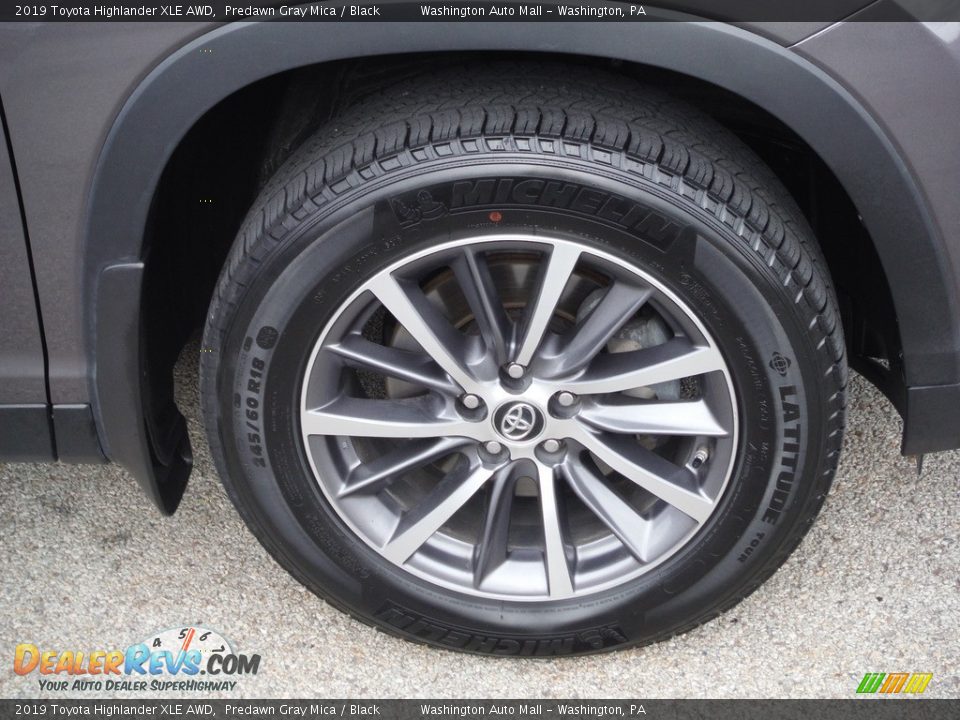 2019 Toyota Highlander XLE AWD Predawn Gray Mica / Black Photo #11