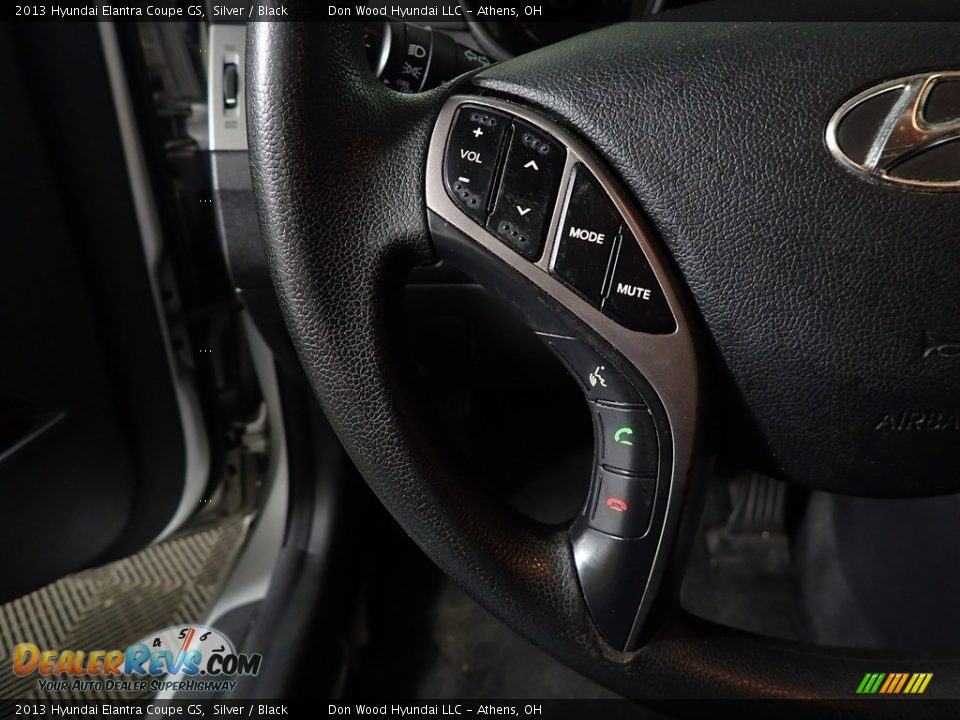 2013 Hyundai Elantra Coupe GS Silver / Black Photo #27