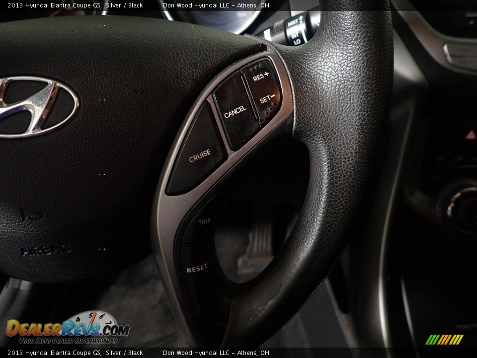 2013 Hyundai Elantra Coupe GS Silver / Black Photo #28