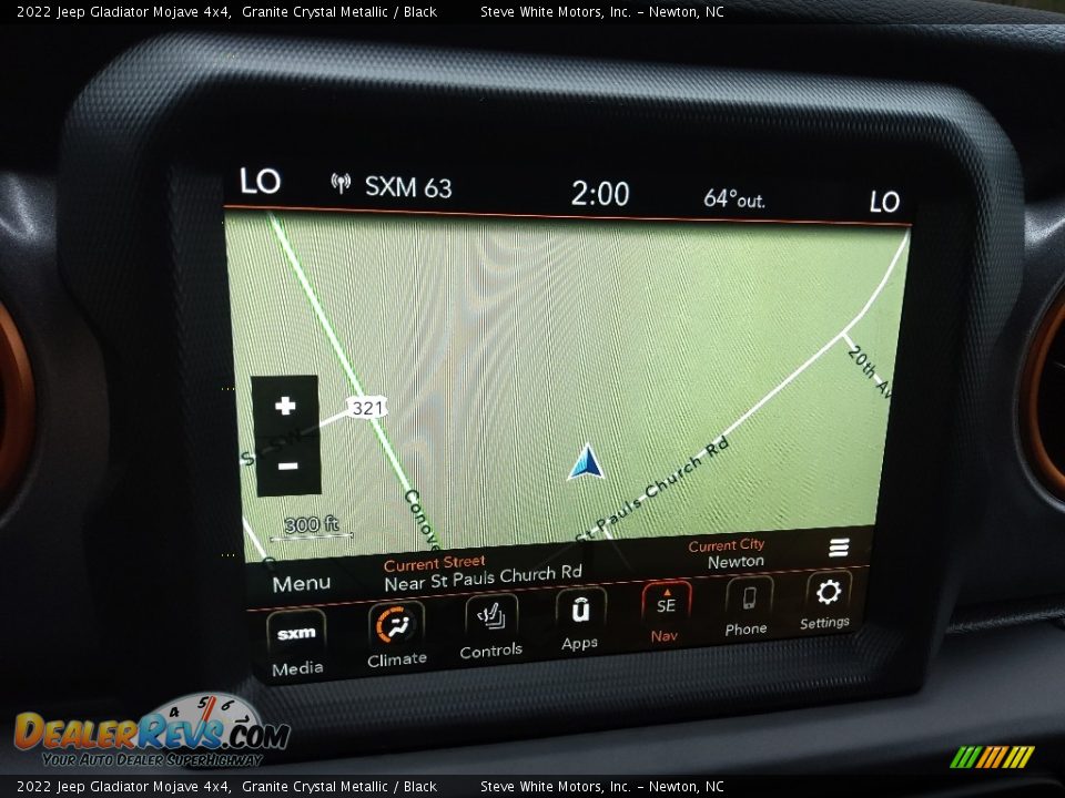 Navigation of 2022 Jeep Gladiator Mojave 4x4 Photo #24