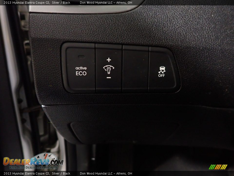 2013 Hyundai Elantra Coupe GS Silver / Black Photo #29