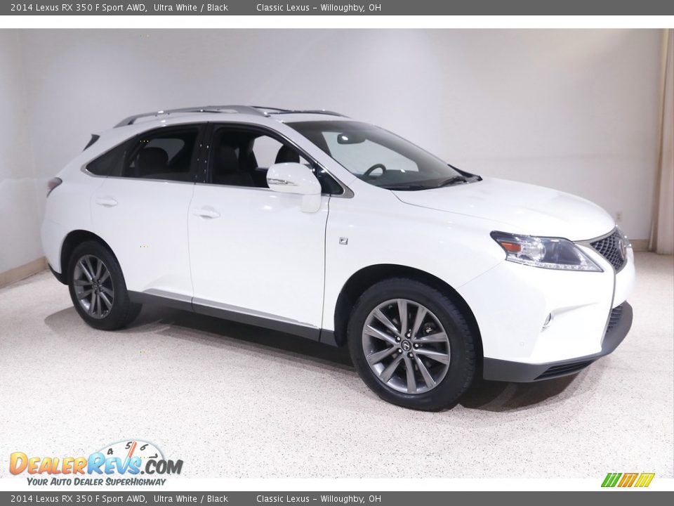 2014 Lexus RX 350 F Sport AWD Ultra White / Black Photo #1