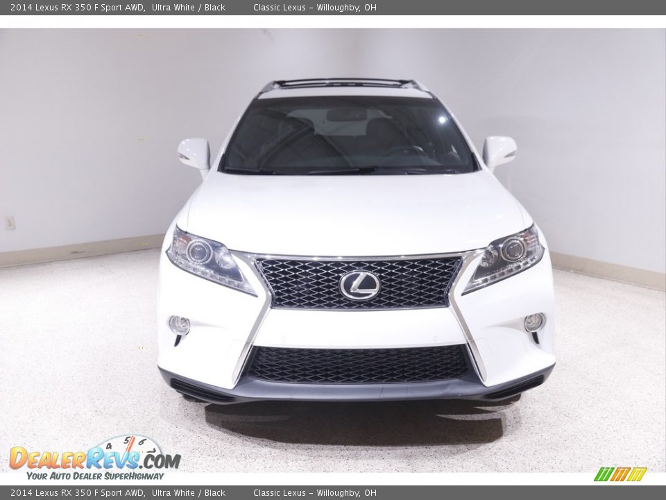 2014 Lexus RX 350 F Sport AWD Ultra White / Black Photo #2