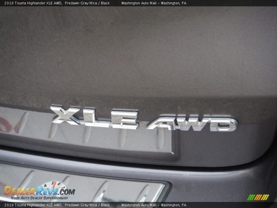 2019 Toyota Highlander XLE AWD Predawn Gray Mica / Black Photo #18