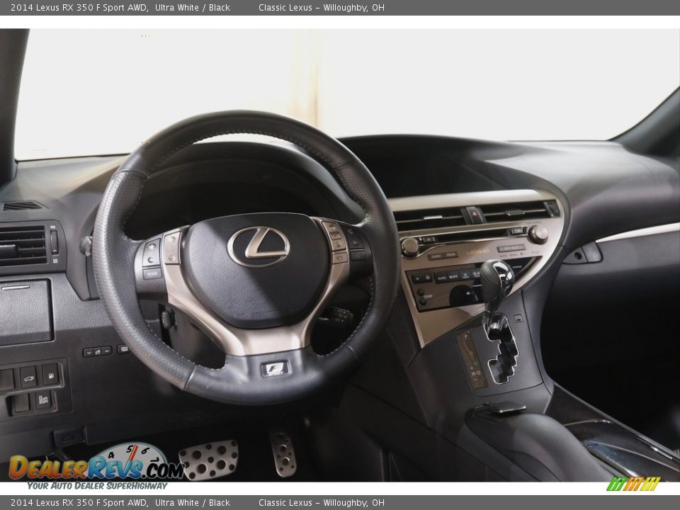 2014 Lexus RX 350 F Sport AWD Ultra White / Black Photo #6