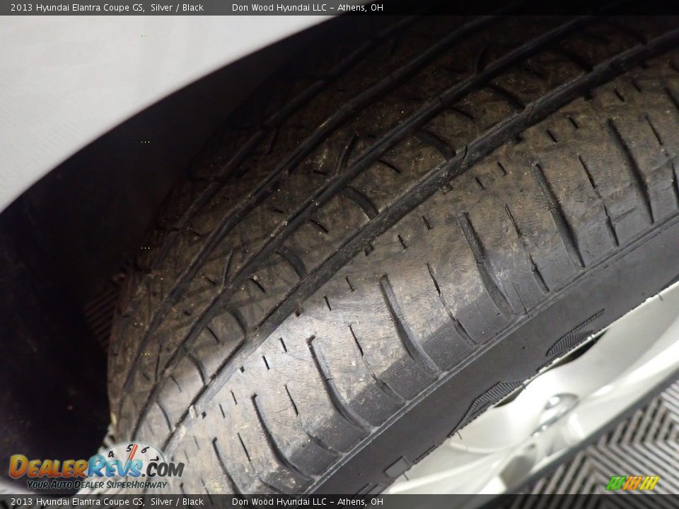2013 Hyundai Elantra Coupe GS Silver / Black Photo #36