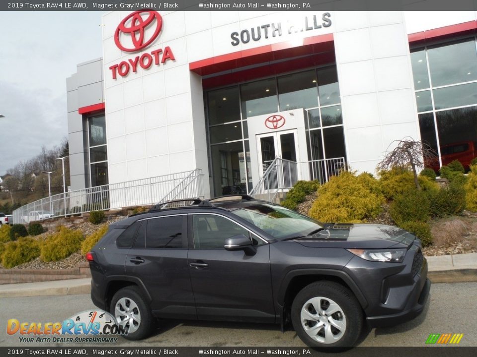 2019 Toyota RAV4 LE AWD Magnetic Gray Metallic / Black Photo #2