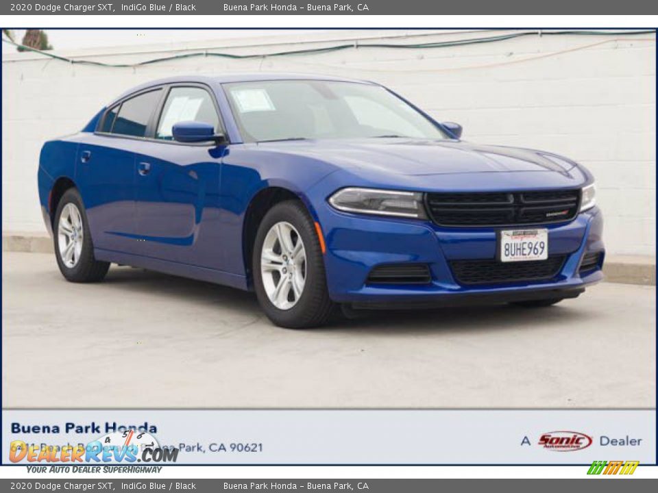 2020 Dodge Charger SXT IndiGo Blue / Black Photo #1