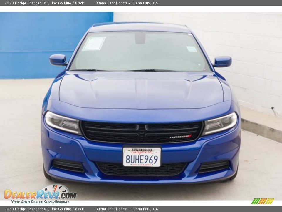 2020 Dodge Charger SXT IndiGo Blue / Black Photo #7