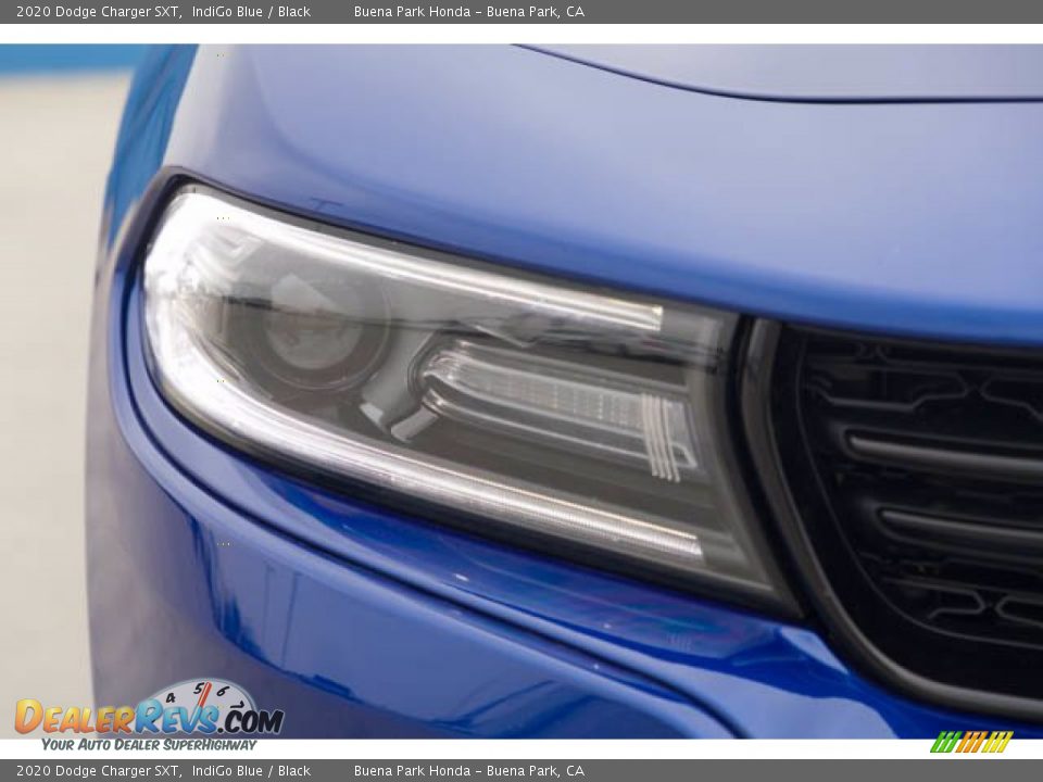 2020 Dodge Charger SXT IndiGo Blue / Black Photo #8