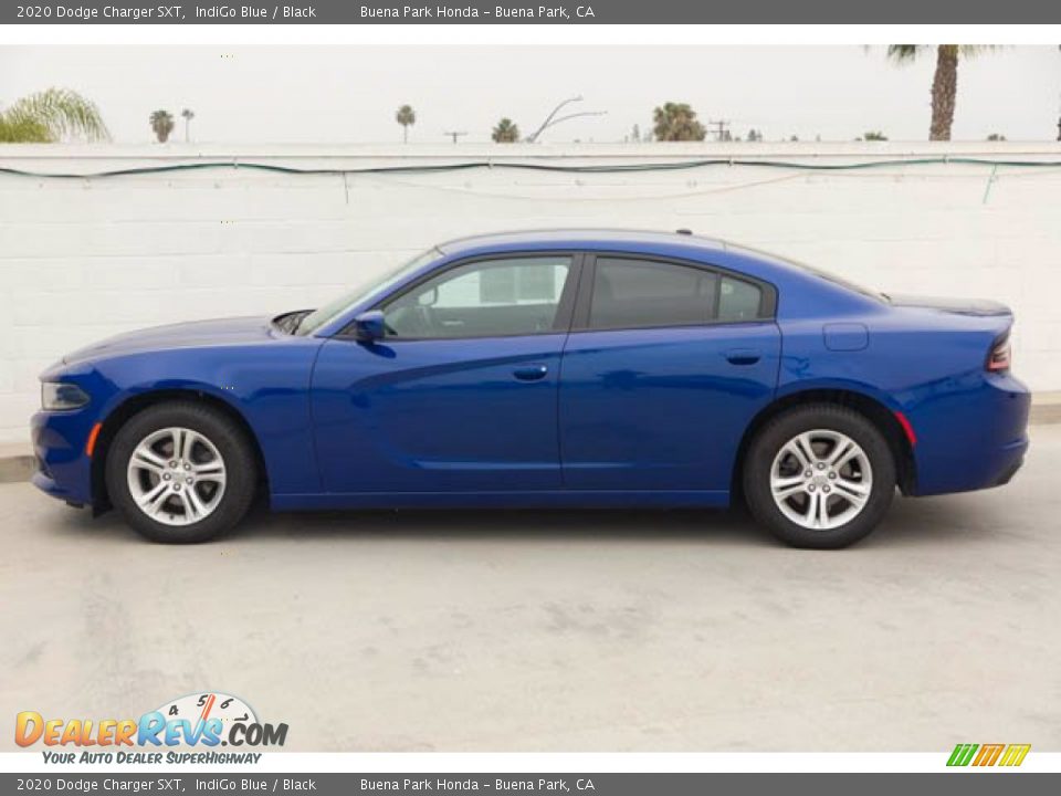 2020 Dodge Charger SXT IndiGo Blue / Black Photo #10