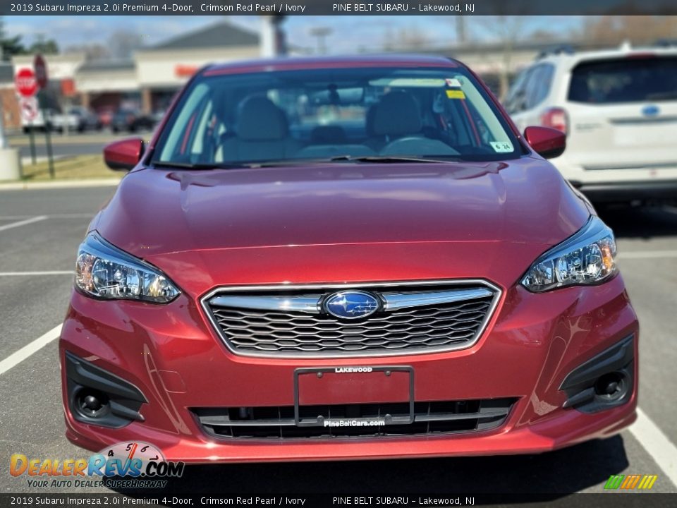 2019 Subaru Impreza 2.0i Premium 4-Door Crimson Red Pearl / Ivory Photo #2