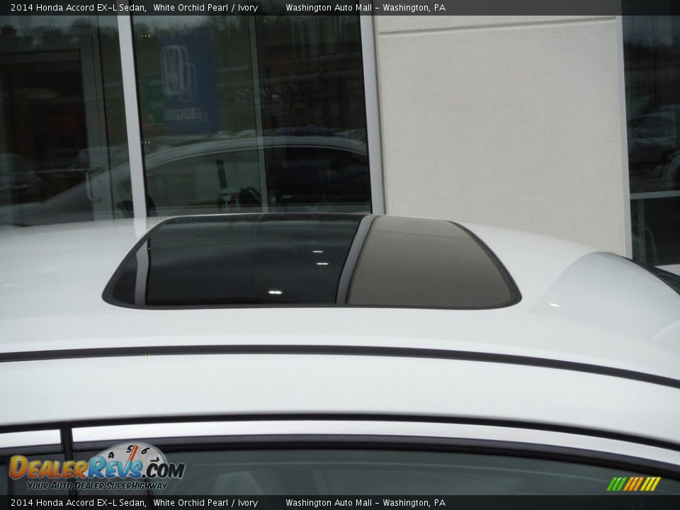2014 Honda Accord EX-L Sedan White Orchid Pearl / Ivory Photo #3