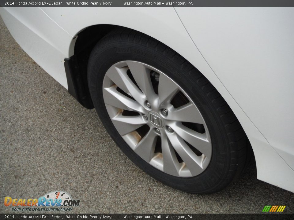 2014 Honda Accord EX-L Sedan White Orchid Pearl / Ivory Photo #4