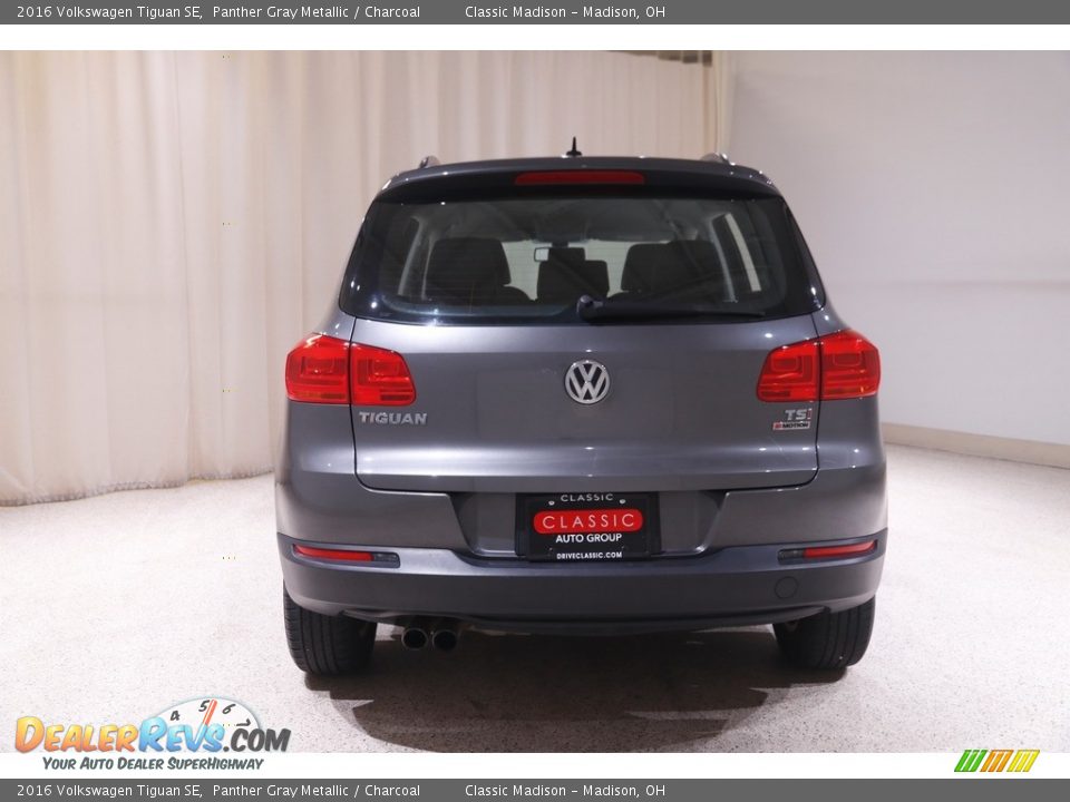 2016 Volkswagen Tiguan SE Panther Gray Metallic / Charcoal Photo #17