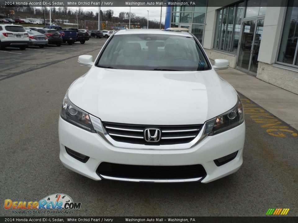 2014 Honda Accord EX-L Sedan White Orchid Pearl / Ivory Photo #5