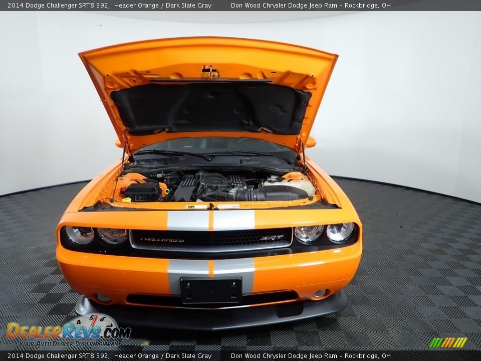 2014 Dodge Challenger SRT8 392 Header Orange / Dark Slate Gray Photo #3