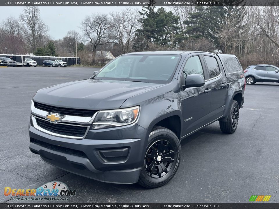 2016 Chevrolet Colorado LT Crew Cab 4x4 Cyber Gray Metallic / Jet Black/Dark Ash Photo #1