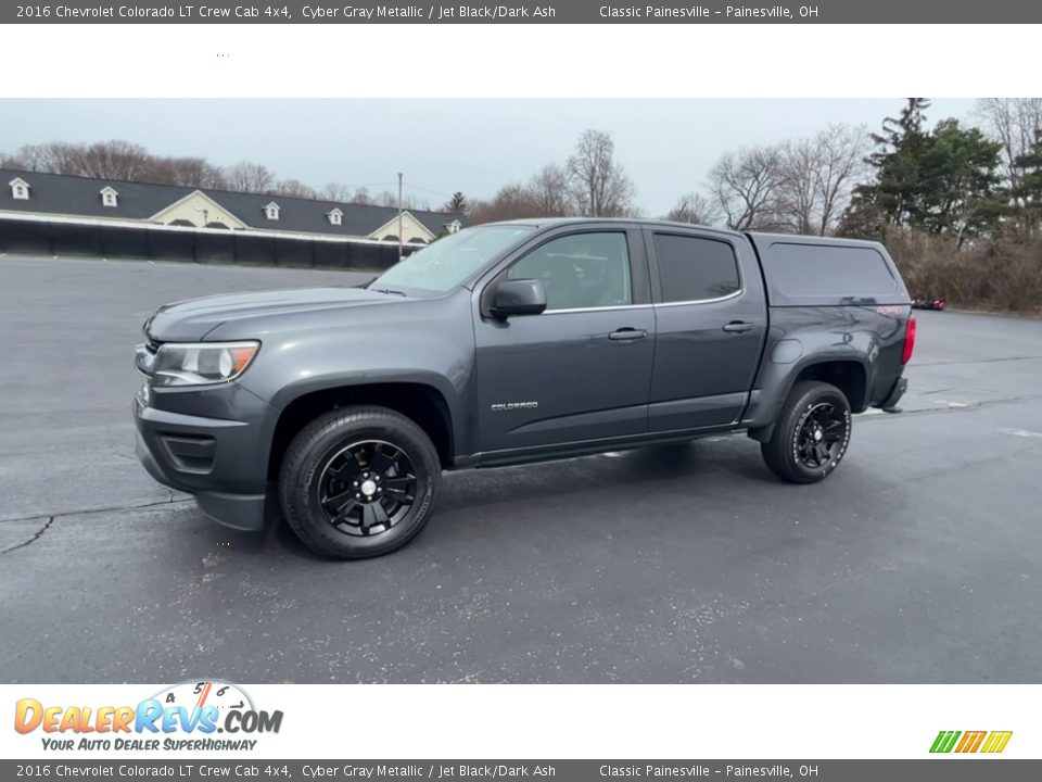 2016 Chevrolet Colorado LT Crew Cab 4x4 Cyber Gray Metallic / Jet Black/Dark Ash Photo #4