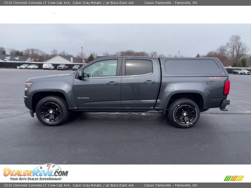 2016 Chevrolet Colorado LT Crew Cab 4x4 Cyber Gray Metallic / Jet Black/Dark Ash Photo #5