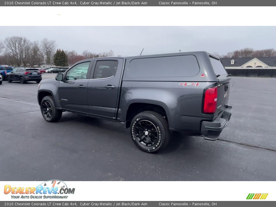 2016 Chevrolet Colorado LT Crew Cab 4x4 Cyber Gray Metallic / Jet Black/Dark Ash Photo #6