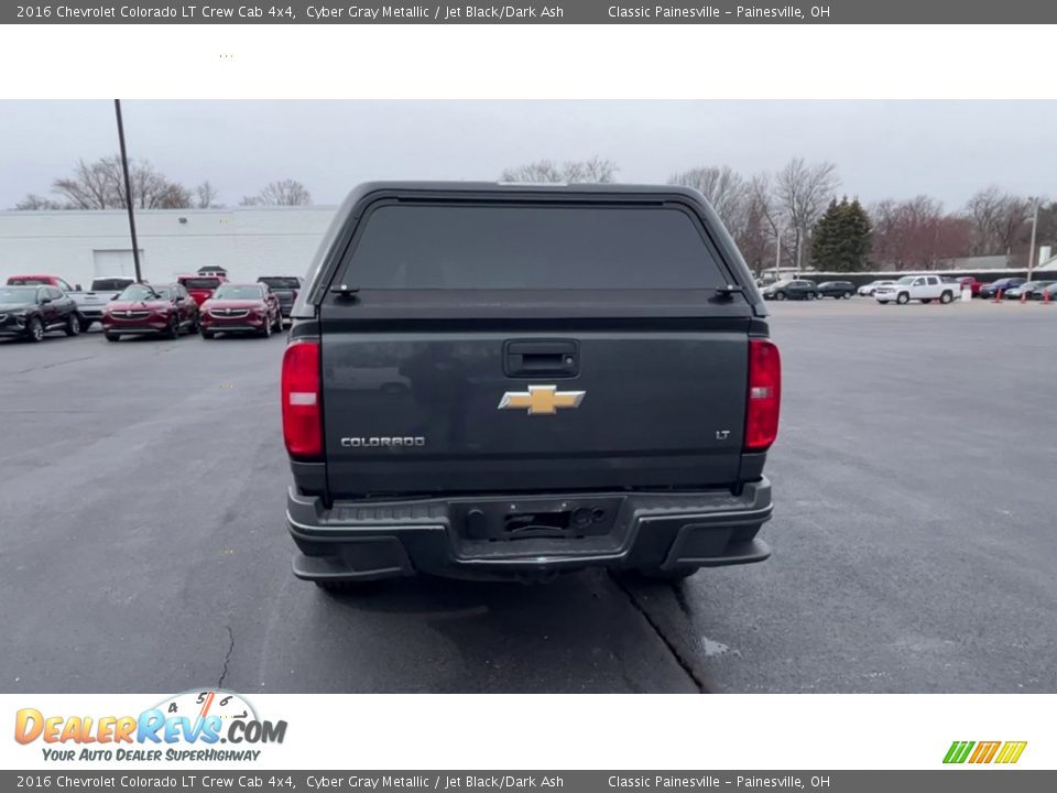 2016 Chevrolet Colorado LT Crew Cab 4x4 Cyber Gray Metallic / Jet Black/Dark Ash Photo #7