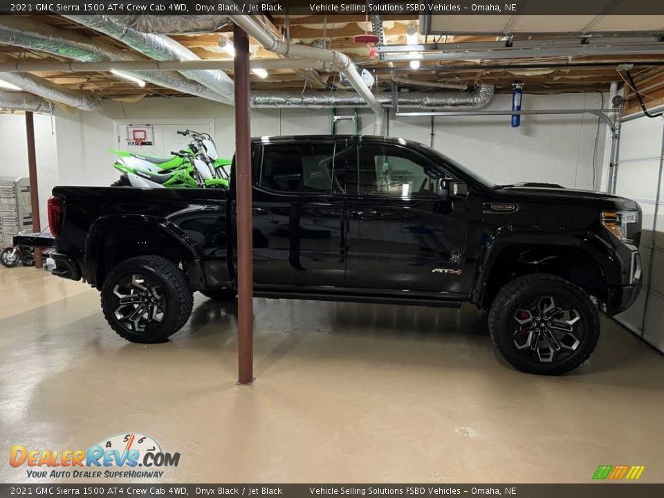 2021 GMC Sierra 1500 AT4 Crew Cab 4WD Onyx Black / Jet Black Photo #2