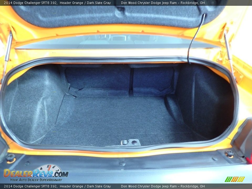 2014 Dodge Challenger SRT8 392 Header Orange / Dark Slate Gray Photo #10