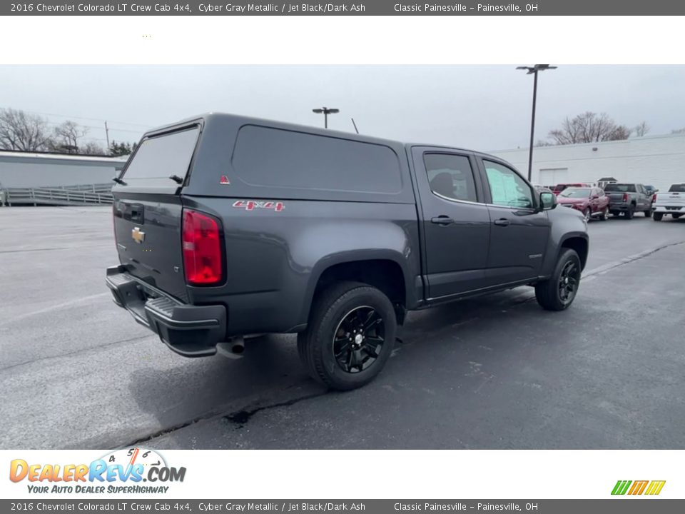 2016 Chevrolet Colorado LT Crew Cab 4x4 Cyber Gray Metallic / Jet Black/Dark Ash Photo #8