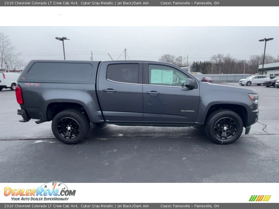 2016 Chevrolet Colorado LT Crew Cab 4x4 Cyber Gray Metallic / Jet Black/Dark Ash Photo #9