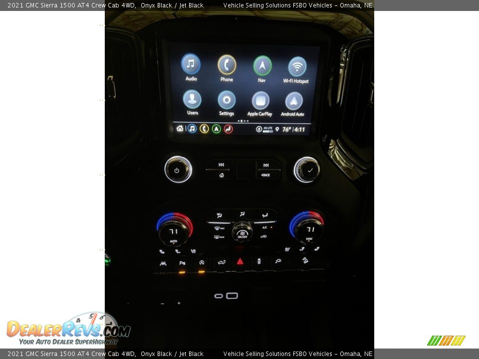 2021 GMC Sierra 1500 AT4 Crew Cab 4WD Onyx Black / Jet Black Photo #3