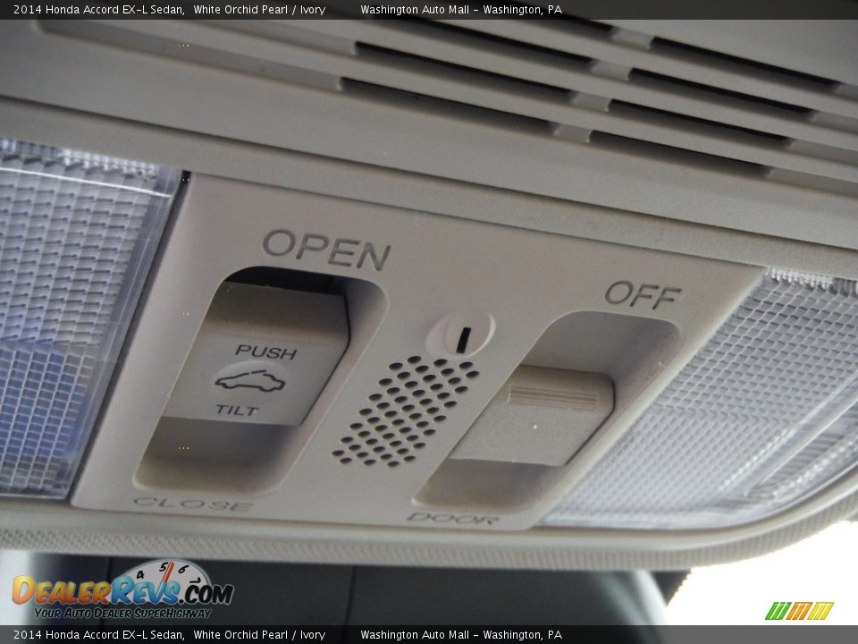 2014 Honda Accord EX-L Sedan White Orchid Pearl / Ivory Photo #21