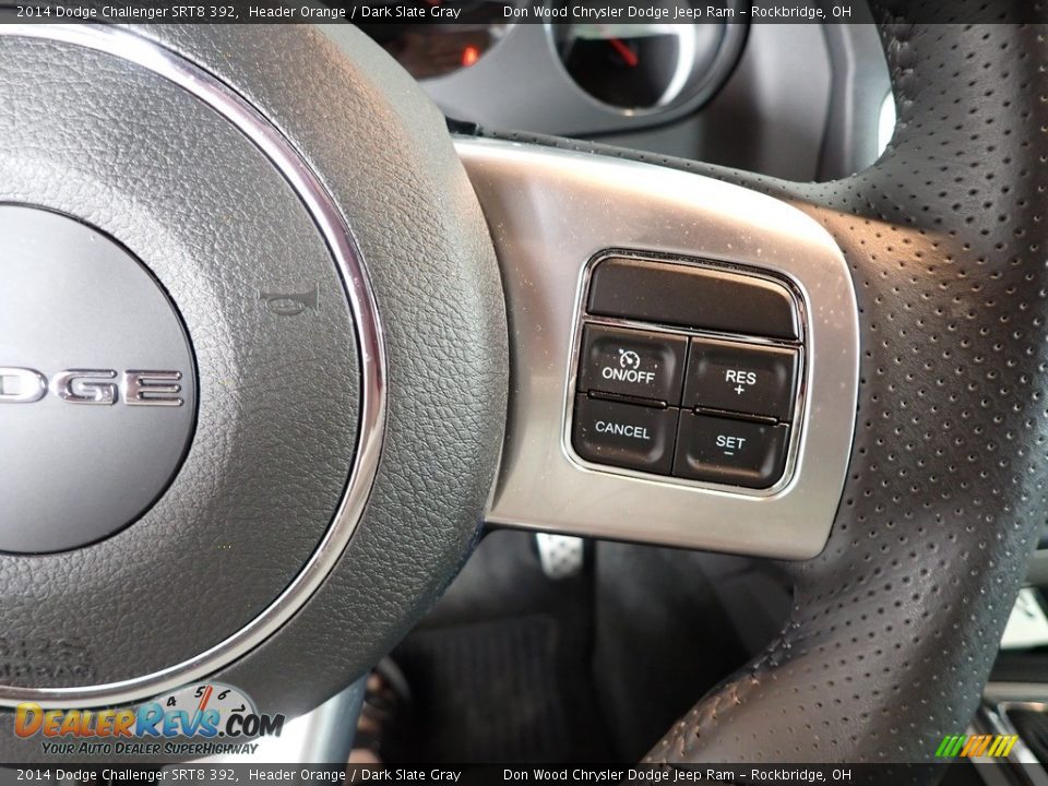 2014 Dodge Challenger SRT8 392 Header Orange / Dark Slate Gray Photo #18
