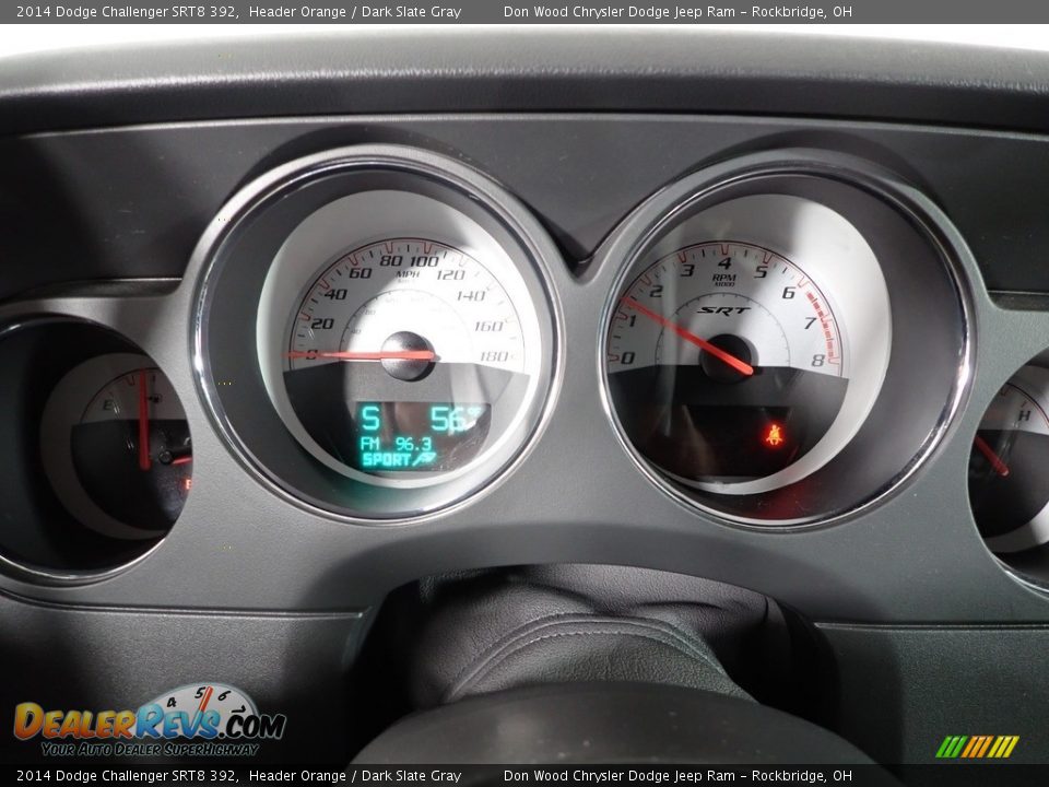 2014 Dodge Challenger SRT8 392 Header Orange / Dark Slate Gray Photo #19