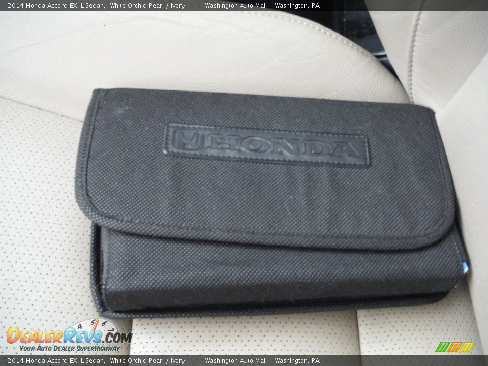 2014 Honda Accord EX-L Sedan White Orchid Pearl / Ivory Photo #26