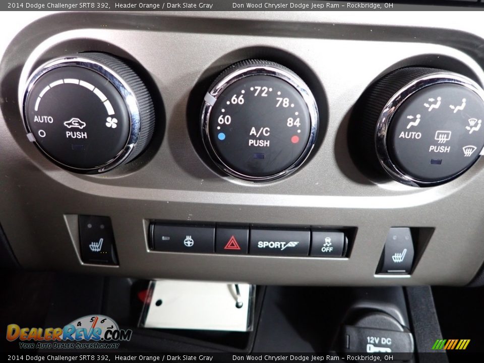2014 Dodge Challenger SRT8 392 Header Orange / Dark Slate Gray Photo #21