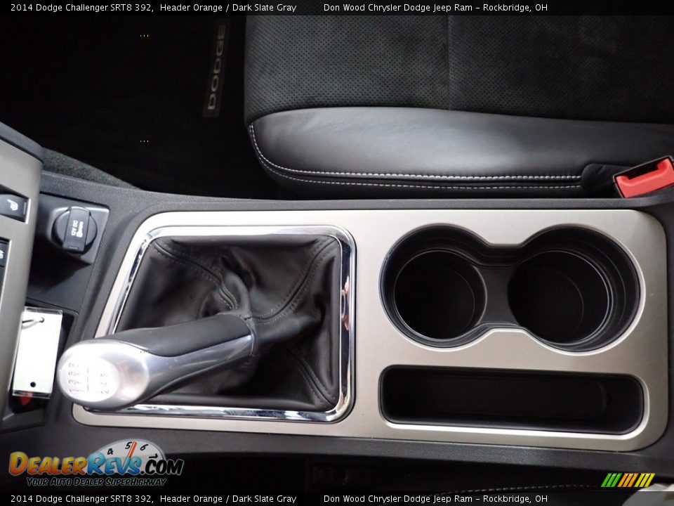 2014 Dodge Challenger SRT8 392 Header Orange / Dark Slate Gray Photo #22