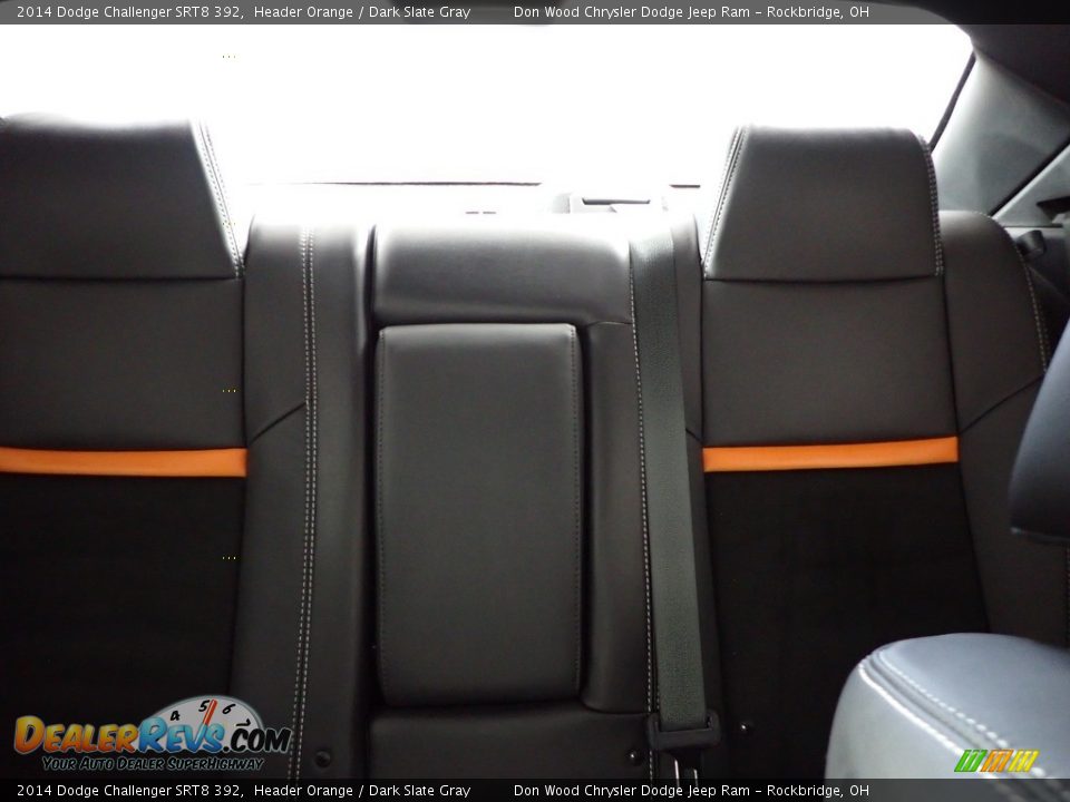 2014 Dodge Challenger SRT8 392 Header Orange / Dark Slate Gray Photo #23
