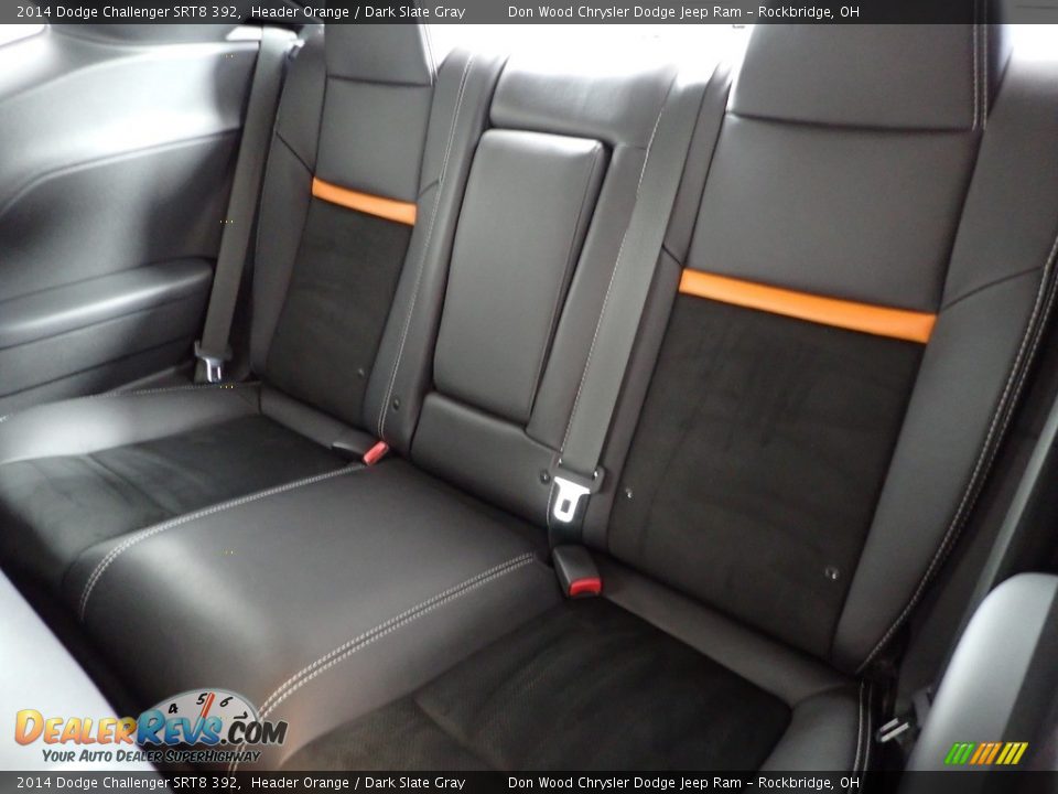 2014 Dodge Challenger SRT8 392 Header Orange / Dark Slate Gray Photo #24