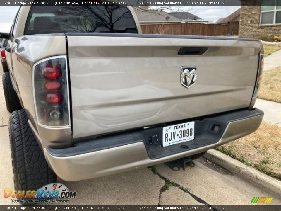 2006 Dodge Ram 2500 SLT Quad Cab 4x4 Light Khaki Metallic / Khaki Photo #4