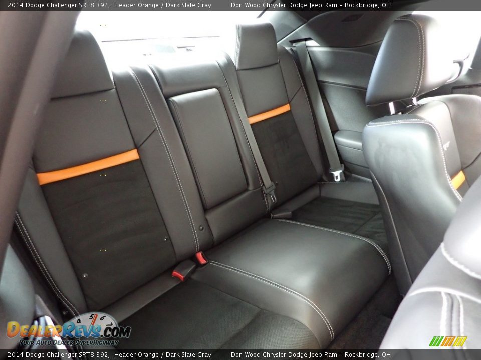 2014 Dodge Challenger SRT8 392 Header Orange / Dark Slate Gray Photo #27