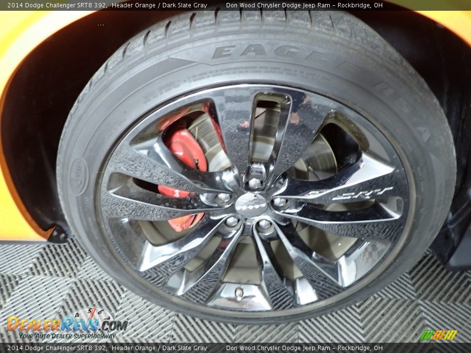 2014 Dodge Challenger SRT8 392 Header Orange / Dark Slate Gray Photo #28
