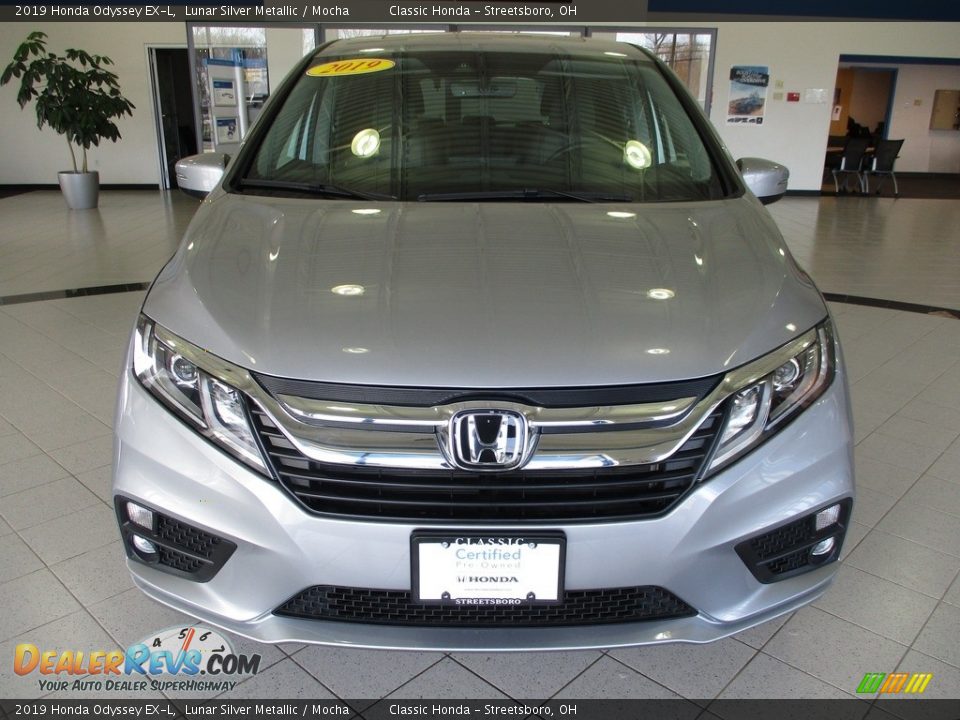 2019 Honda Odyssey EX-L Lunar Silver Metallic / Mocha Photo #2