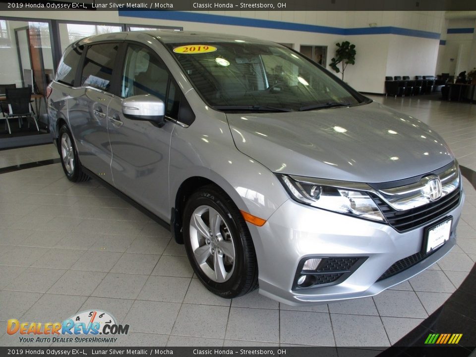 2019 Honda Odyssey EX-L Lunar Silver Metallic / Mocha Photo #3