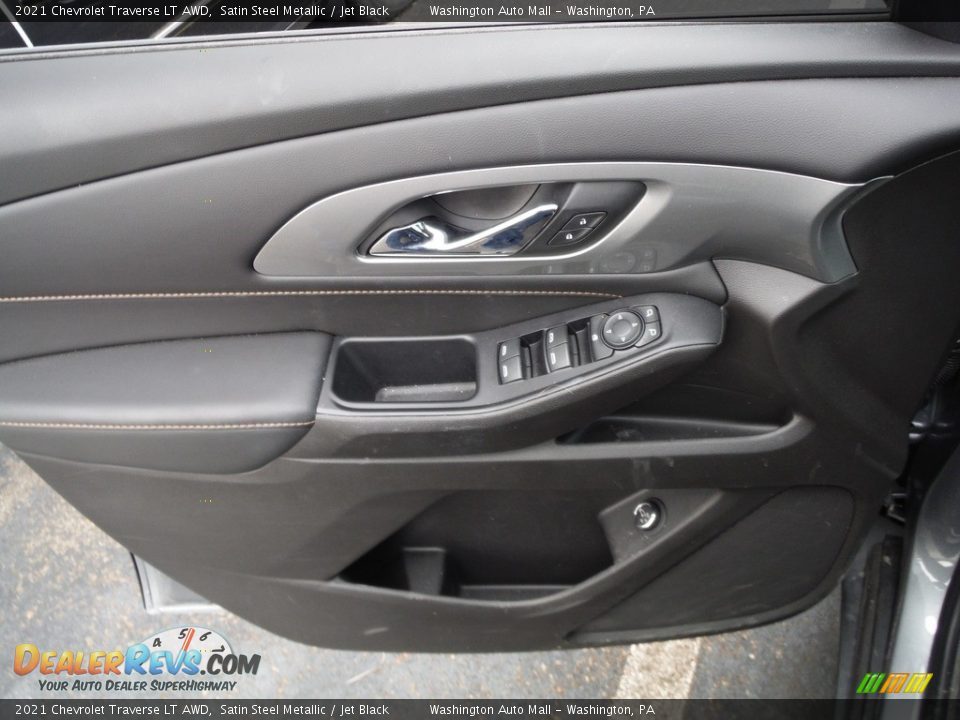 2021 Chevrolet Traverse LT AWD Satin Steel Metallic / Jet Black Photo #11