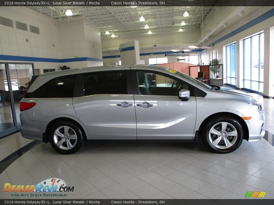 2019 Honda Odyssey EX-L Lunar Silver Metallic / Mocha Photo #4