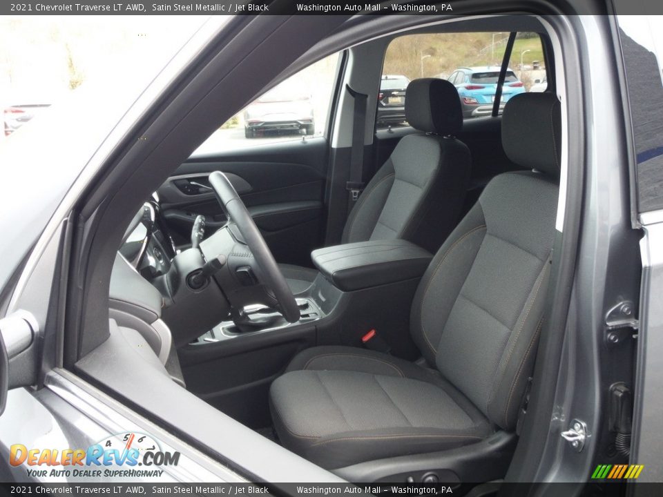2021 Chevrolet Traverse LT AWD Satin Steel Metallic / Jet Black Photo #13