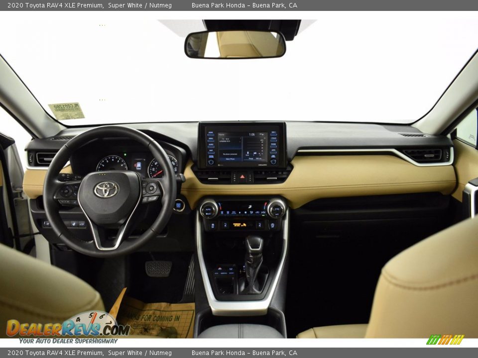 2020 Toyota RAV4 XLE Premium Super White / Nutmeg Photo #15